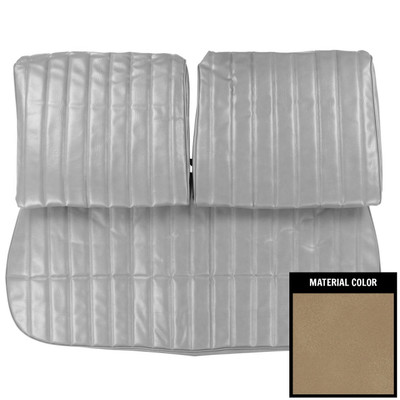 PUI Interiors 1971-1972 Chevrolet Monte Carlo Sandalwood Front Bench Seat Cover - 71MS41B1