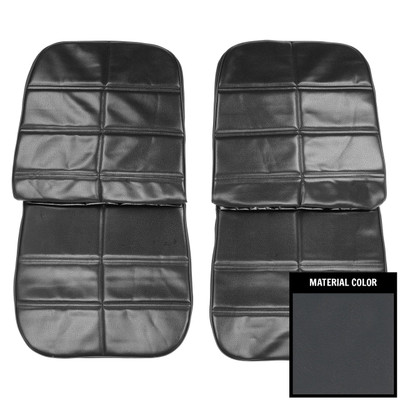 PUI Interiors 1971 Pontiac Grand Prix Blue Front Bucket Seat Covers - 71PS09U