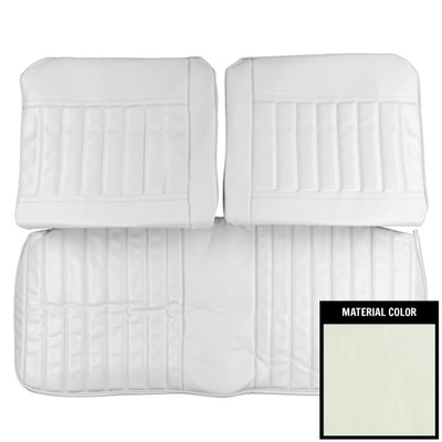 PUI Interiors 1971-1972 Buick Skylark/GS Custom Pearl Front Bench Seat Cover - 71US28B