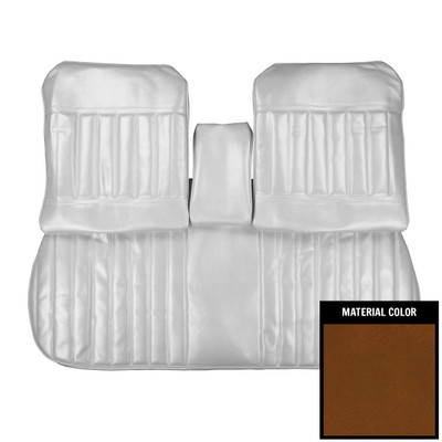 PUI Interiors 1971-1972 Buick Skylark/GS Custom Tan Front Bench W/Armrest Seat Cover - 71US47B1