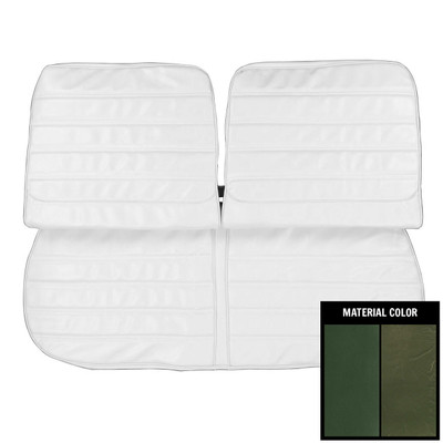 PUI Interiors 1972 Oldsmobile Cutlass /S/442 Dark Green Front Bench Seat Cover - 72CS25B2