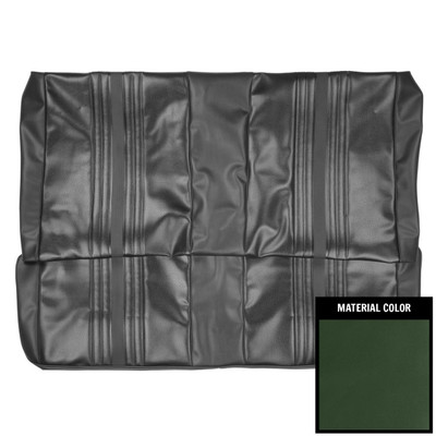 PUI Interiors 1972 Chevrolet Nova Hardtop Dark Green Rear Bench Seat Cover - 72XS25C