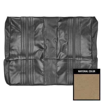 PUI Interiors 1972 Chevrolet Nova Hardtop Sandalwood Rear Bench Seat Cover - 72XS41C