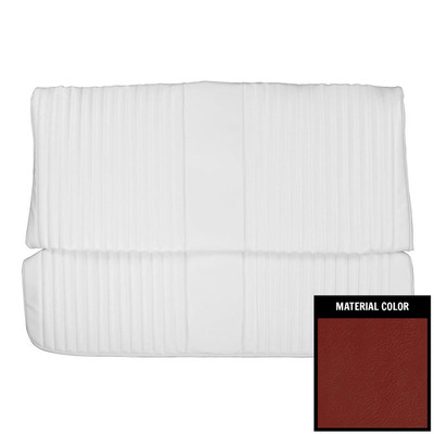 PUI Interiors 1973 Pontiac Ventura/GTO Hardtop Red Rear Bench Seat Cover - 73GS30C