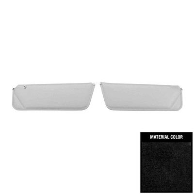PUI Interiors 1974-1976 Camaro/Firebird Black Sun Visors - 74FV10