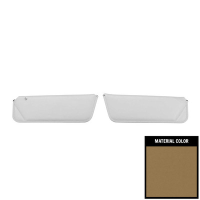 PUI Interiors 1974-1976 Camaro/Firebird Saddle Sun Visors - 74FV35