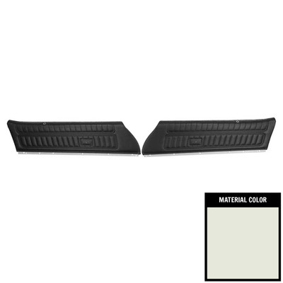 PUI Interiors 1976 Camaro/Firebird Standard Pre-Assembled White Front Door Panels - 76FD37-P
