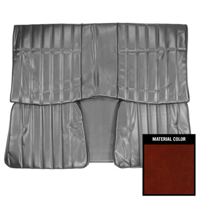 PUI Interiors 1977 Chevrolet Camaro Hardtop Standard Firethorn Rear Bench Seat Cover - 77FS45C