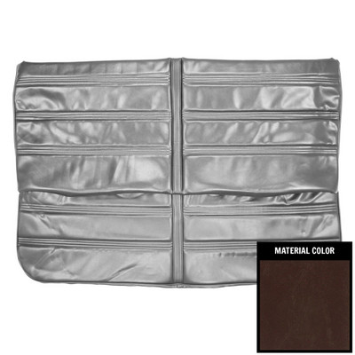 PUI Interiors 1978-1980 Chevrolet Malibu/Classic Maroon Rear Bench Seat Cover - 78AS01C