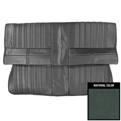 PUI Interiors 1980-1988 Oldsmobile Cutlass Supreme Sedan Gray Vinyl Rear Bench Seat Cover - 80CS02C