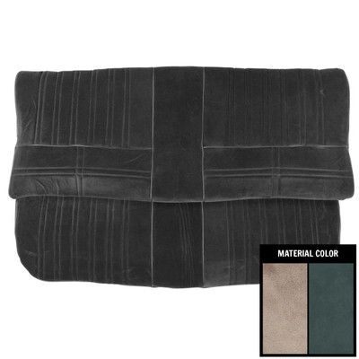 PUI Interiors 1980-1988 Oldsmobile Cutlass Supreme Sedan Gray Cloth Rear Bench Seat Cover - 80CSC02C