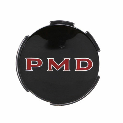 Trim Parts Pontiac Wheel Cover 2 3/4 Diameter W/Black Background PMD Emblem, Each - 8202