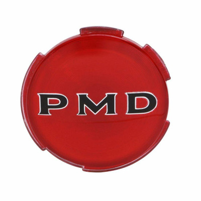 Trim Parts Pontiac Wheel Cover 2 3/4 Diameter W/Red Background PMD Emblem, Each - 8203