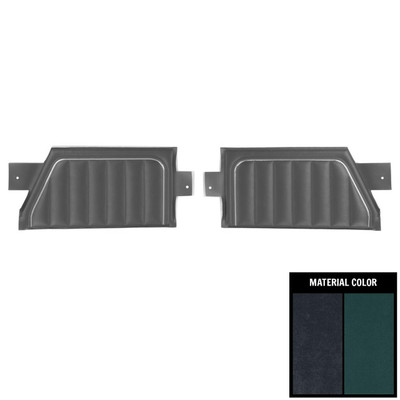 PUI Interiors 1984 Chevrolet Monte Carlo Hardtop Blue Rear Door Panels - 84MD03C