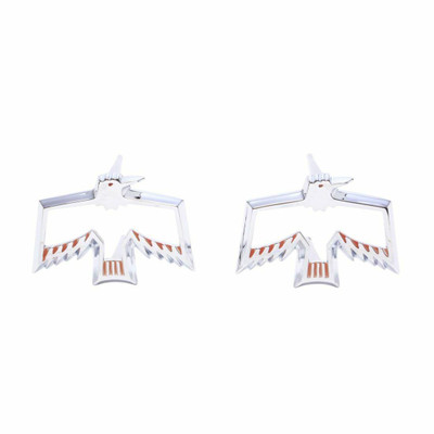 Trim Parts 1969 Pontiac Firebird Rear Quarter Lamp Bezel Only, Pair - 8521