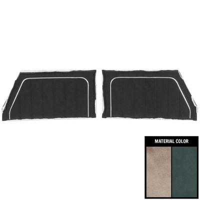 PUI Interiors 1986-1988 Chevrolet Monte Carlo Hardtop Gray Rear Door Panels - 86MDC02C