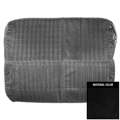 PUI Interiors 1988-1994 Chevrolet Truck Black Cloth Front Bench Seat Cover - 88TSC05B