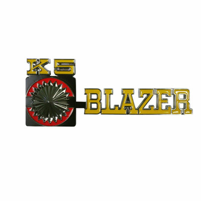 Trim Parts 1975-80 Chevrolet Blazer Front Fender K5-Blazer Emblems W/Fasteners, Pair - 9904