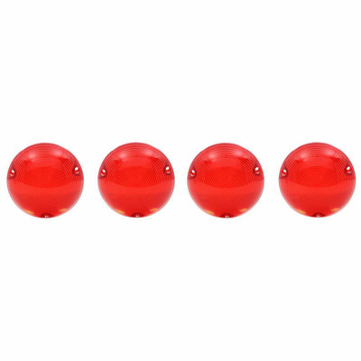 Trim Parts 1968-73 Chevrolet Corvette Set Of 4 Bubble Tail Light Lens/ Set - A5782