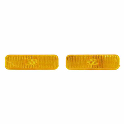 Trim Parts 1970-73 Chevrolet Camaro Front Marker Light Assembly, Pair - A6730