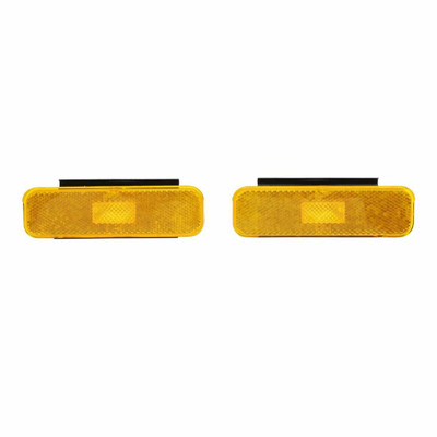 Trim Parts 1970-73 Chevrolet Camaro Front Marker Light Assembly w/ Gaskets and Brackets, Pair - A6731