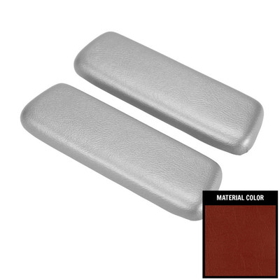 PUI Interiors 1964 Chevelle/GTO/Skylark Red Rear Armrest Pads - ARP2-64