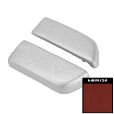 PUI Interiors 1968-1969 GTO/Chevelle and 1969 Cutlass Red Rear Armrest Pads - ARP3-30