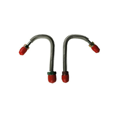 The Right Stuff 1967-68 Chevelle W/1/2 Right and 7/16 Left OE Steel Front Caliper Inlet Line - CFC6701