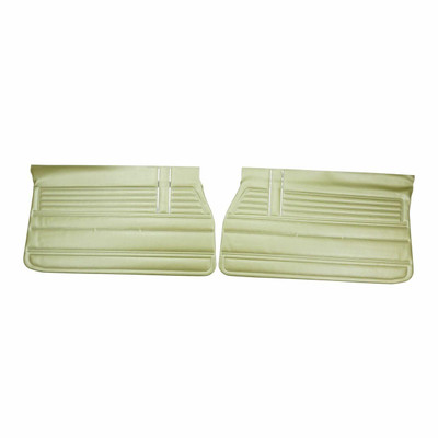 PUI Interiors 1968 Chevrolet Chevelle Ivy Gold Front Door Panels - D314