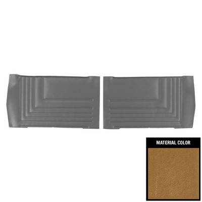 PUI Interiors 1965 Pontiac GTO/Lemans Convertible Gold Rear Door Panels - D415V