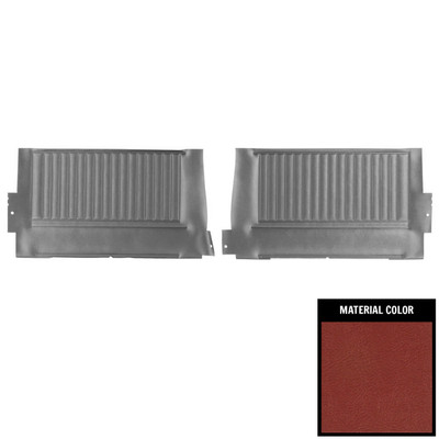 PUI Interiors 1966 Pontiac GTO/Lemans Convertible Metlic Red Rear Door Panels - D429-1V
