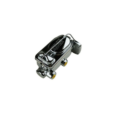 The Right Stuff Mopar Chrome Master Cylinder W/1/2-20 and 9/16-20 Ports and 1.125 bore - DBMC10C