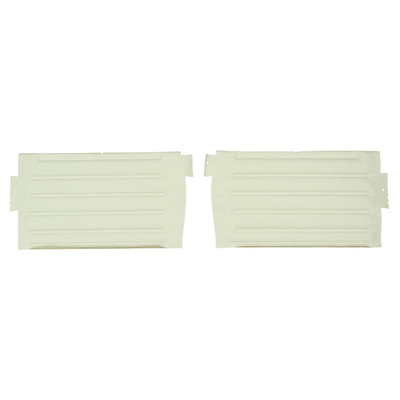 PUI Interiors 1964 Pontiac GTO/Lemans Convertible White/Black Gold Edition Rear Door Panels - DO402V