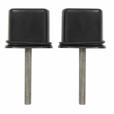 Trim Parts 1966-67 MOPAR B-Body Black Door Handle Push Buttons, Pair - MP5213