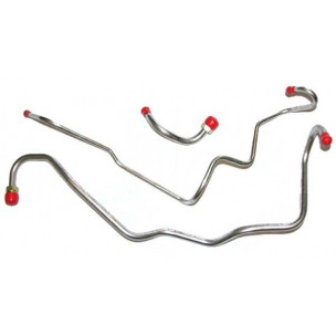 The Right Stuff 1967-68 Pontiac Catalina W/428cu Pre-Bent Stainless Steel Fuel Pump To Carb Line - (PPC6705S)