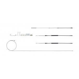 The Right Stuff 1968-72 GM A-Body (Except THM400), OE Steel Emergency Brake Cable Kit - (RSBCA03)