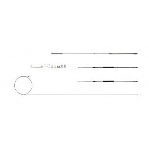 The Right Stuff 1968-72 Buick Skylark With THM400, Stainless Steel Emergency Brake Cable Kit - (RSBCA11S)