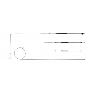 The Right Stuff 1973-77 Chevrolet Chevelle, OE Steel Emergency Brake Cable Kit - (RSBCC05)