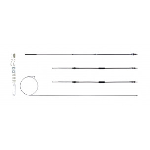 The Right Stuff 1964-67 Chevrolet El Camino, Stainless Steel Emergency Brake Cable Kit - (RSBCC06S)