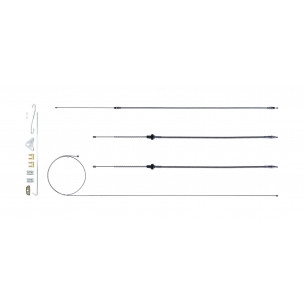 The Right Stuff 1971-74 Plymouth Cuda, Stainless Steel Emergency Brake Cable Kit - (RSBCE01S)