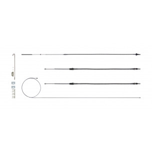 The Right Stuff 1968-69 GM F-Body, OE Steel Emergency Brake Cable Kit - (RSBCF02)