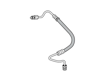 The Right Stuff 1963 Ford Thunderbird, Pre-Bent OE Steel Power Steering Line - SPS001