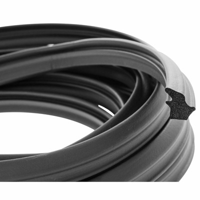 Tintvent Rubber Edge Trim Black, U Channel PVC Plastic, Metal Sharp Edge Protector Fit For 0.09", Length 5 Feet (1.5 Meter - View #4