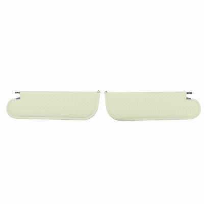 PUI Interiors 1971-1972 Chevelle/GTO/Cutlass/Skylark/Nova White Perforated Sun Visors - SV6101BC