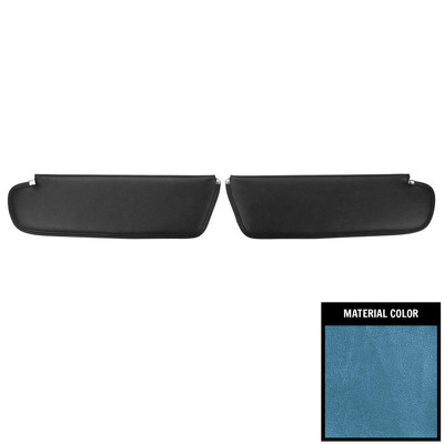 PUI Interiors 1972-73 Dodge Challenger Coach Bright Blue Visor - SVKC2723C