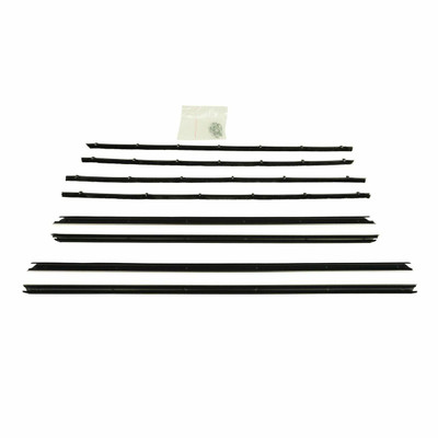 PUI Interiors 1964-1965 Plymouth B-Body 2 Door Hardtop Outer Window Felts - WX130