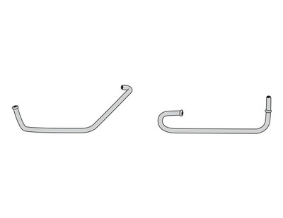 The Right Stuff 1983 Ford Mustang, Pre-Bent Stainless Steel Thermal Choke Tube - ZCH8301S