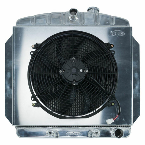Cold Case Radiators 60-62 Chevy/GMC Truck C/K Series Aluminum Performance Radiator & 16" Fan Kit - (CR-GMT554AK)