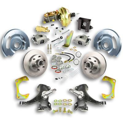 The Right Stuff 60-62 Chevrolet/GMC Truck/Suburban 2" Drop, Power Front Disc Brake Conversion 6x5.5 Bolt Pattern - (TDC6016D-P)
