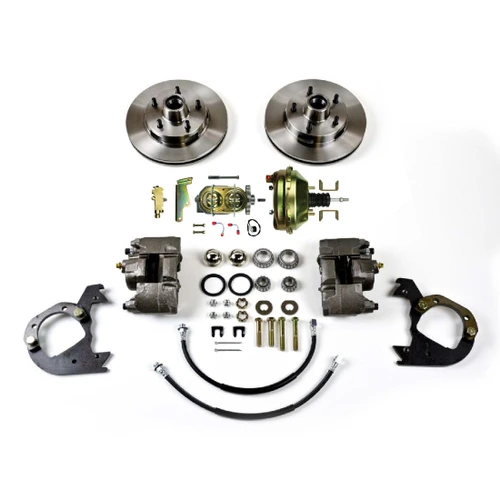 The Right Stuff 1955-57 BelAir, Front Power Disc Brake Conversion for Factory 14" Wheel Setup - (FSC5514P)